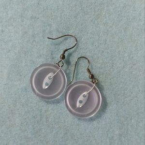 Button earrings